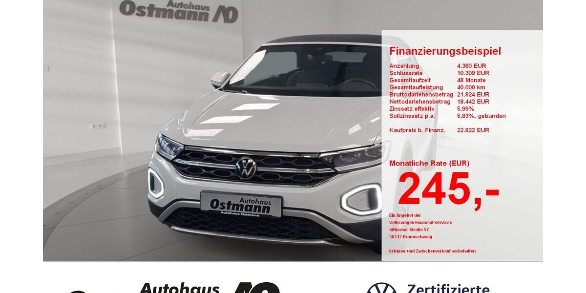 VW T-Roc 30.390 km 29.640 &euro; Hofgeismar 34369
