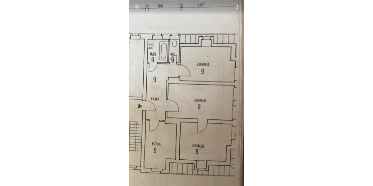 Etagenwohnung Kassel Bettenhausen - 3 Zimmer, 83 m&sup2;, 99.000&euro; | Angebot:26876929