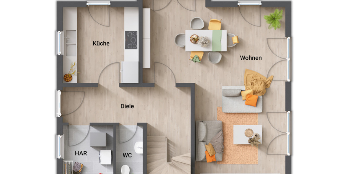 Einfamilienhaus Fuldatal Simmershausen - 5 Zimmer, 134 m&sup2;, 256.850&euro; | Angebot:25691715