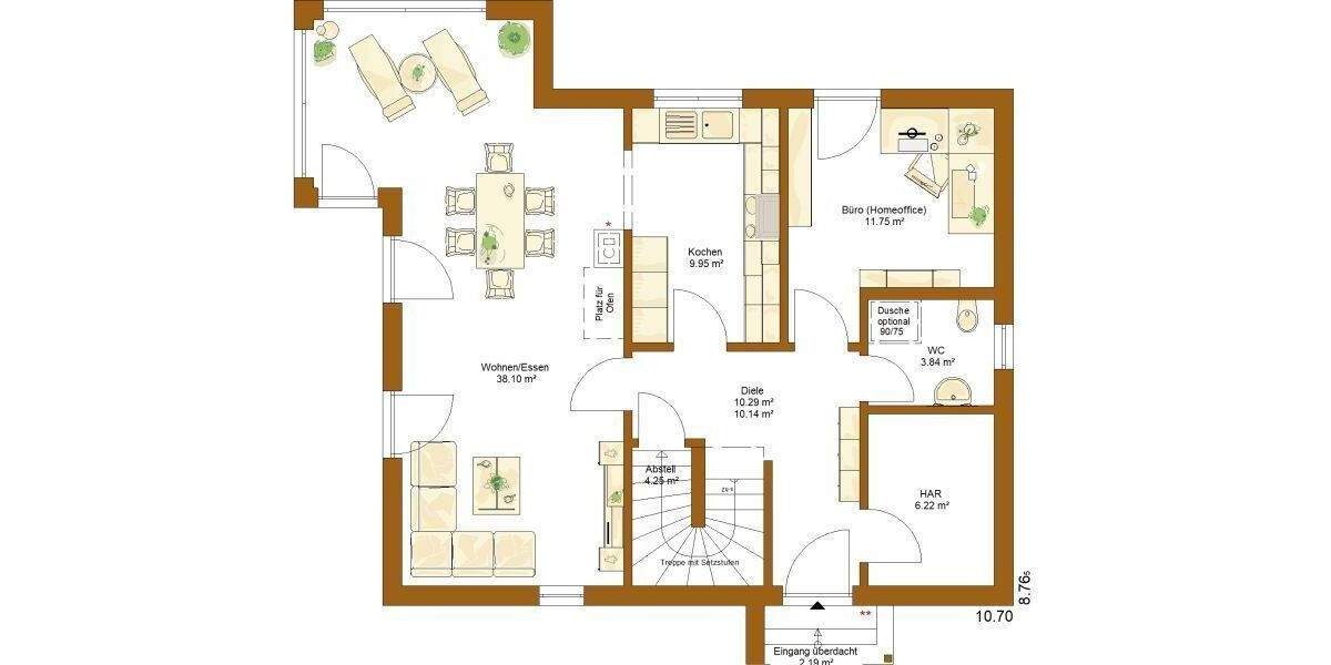 Einfamilienhaus Kaufungen Oberkaufungen - 5 Zimmer, 152 m&sup2;, 480.400&euro; | Angebot:25197487