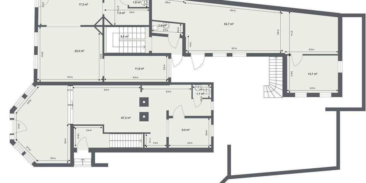 Wohn- und Geschäftshaus in bester Geschäftslage von Kassel-Harleshausen 2 zimmer