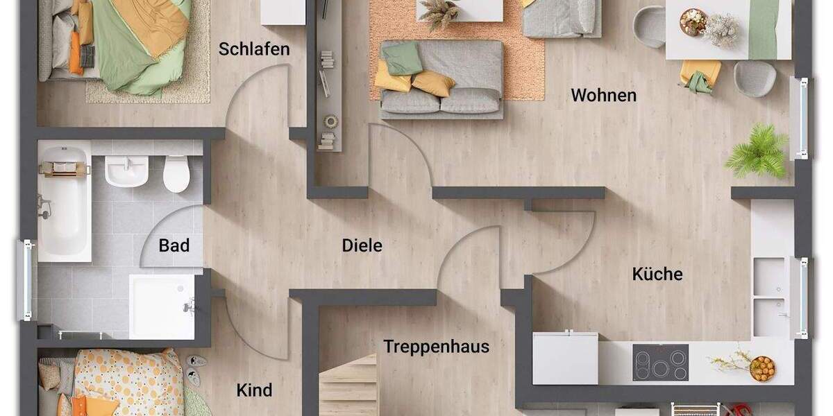 Einfamilienhaus Liebenau Zwergen - 4 Zimmer, 166 m&sup2;, 307.500&euro; | Angebot:25709452