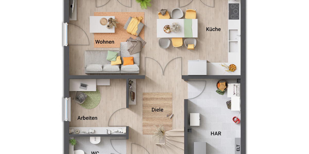 Einfamilienhaus Melsungen Röhrenfurth - 4 Zimmer, 129 m&sup2;, 368.690&euro; | Angebot:25709592