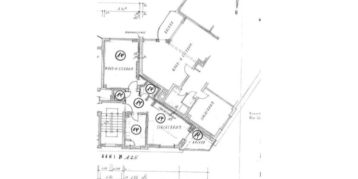 Etagenwohnung Kassel Vorderer Westen - 2 Zimmer, 50 m&sup2;, 160.000&euro; | Angebot:27068476
