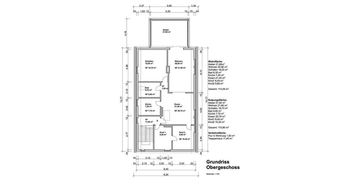 Etagenwohnung Kassel Harleshausen - 6 Zimmer, 113 m&sup2;, 1.100&euro; | Angebot:26194627