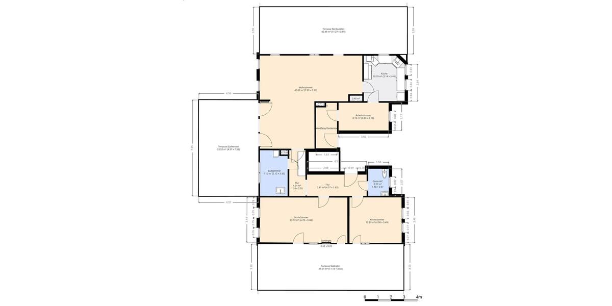 Exklusiv, hell, großzügig: Penthousewohnung zwischen Auefeld und Karlsaue - 3 Dachterrassen 3.5 zimmer
