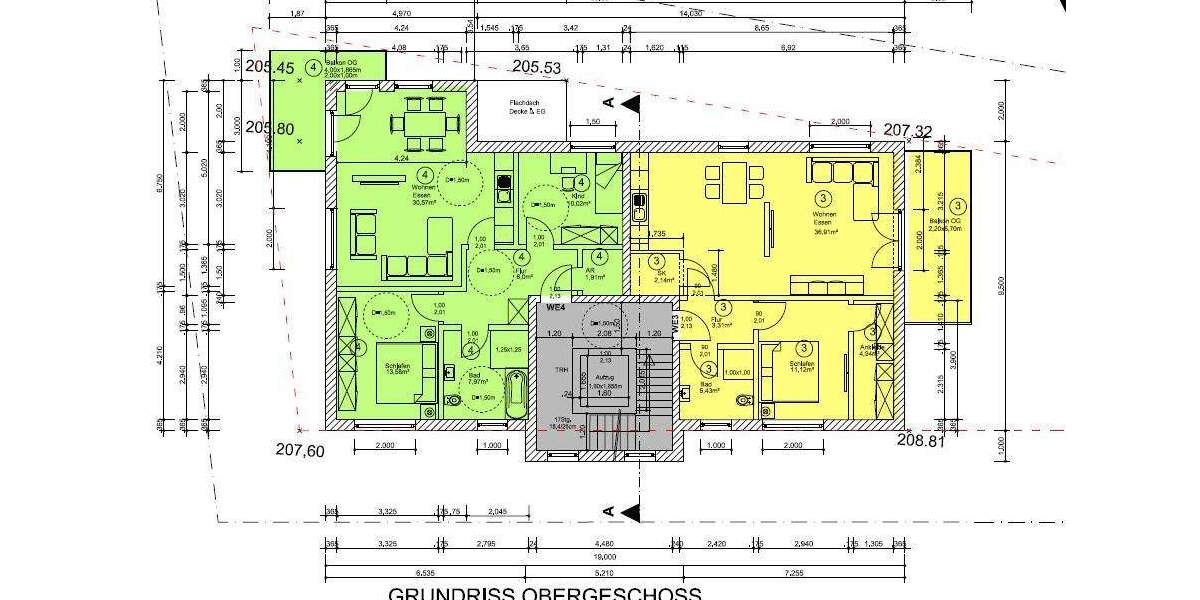 Etagenwohnung Kaufungen Oberkaufungen - 2 Zimmer, 70 m&sup2;, 315.675&euro; | Angebot:25862269
