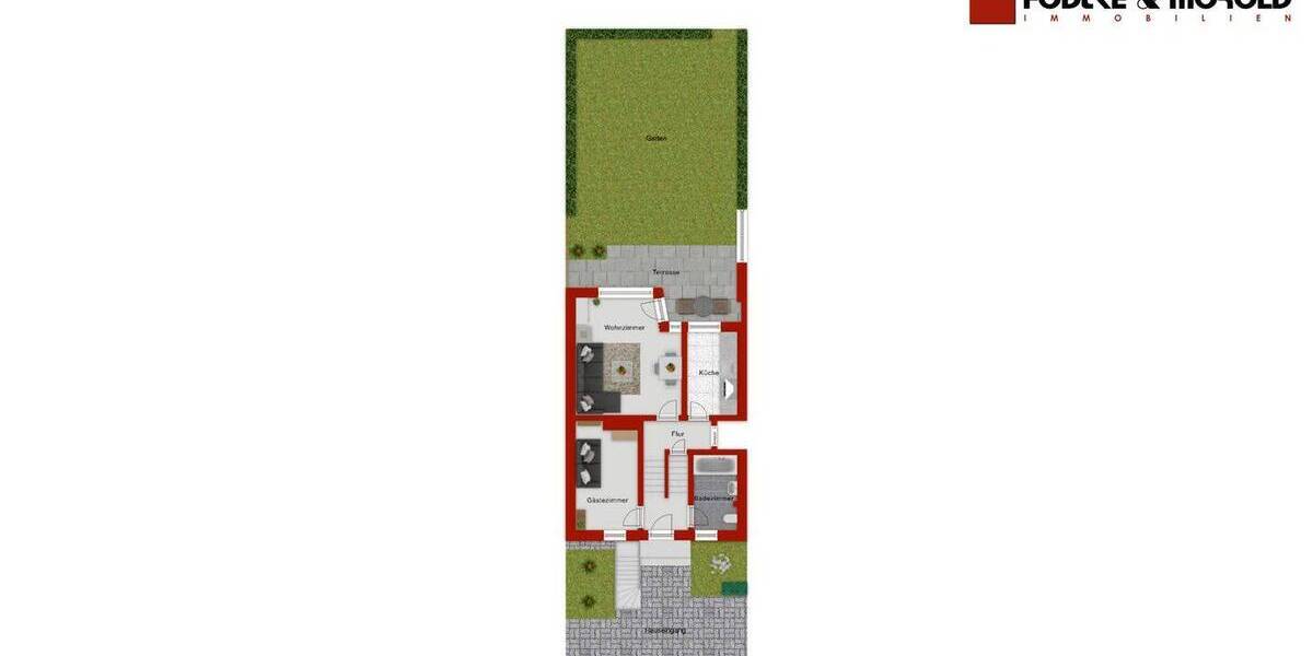 Reihenmittelhaus Kassel / Wehlheiden Süd - 4 Zimmer, 77 m&sup2;, 230.000&euro; | Angebot:26816144