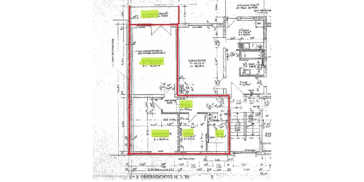 Etagenwohnung Kassel Philippinenhof-Warteberg - 2 Zimmer, 57 m&sup2;, 700&euro; | Angebot:25306072