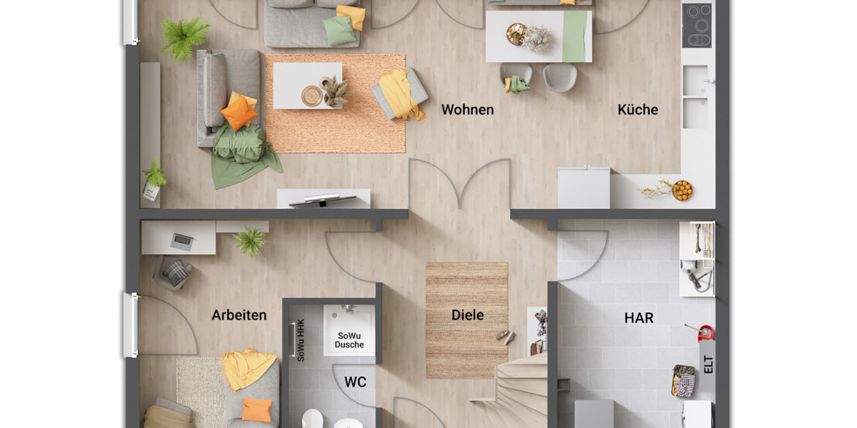 Einfamilienhaus Ahnatal Heckershausen - 5 Zimmer, 157 m&sup2;, 434.750&euro; | Angebot:25709459