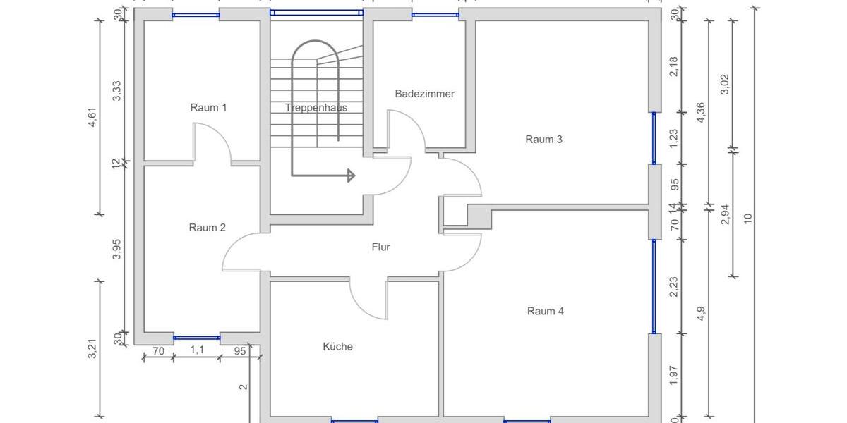 Dachgeschoßwohnung Kassel Niederzwehren - 4 Zimmer, 90 m&sup2;, 980&euro; | Angebot:23653735