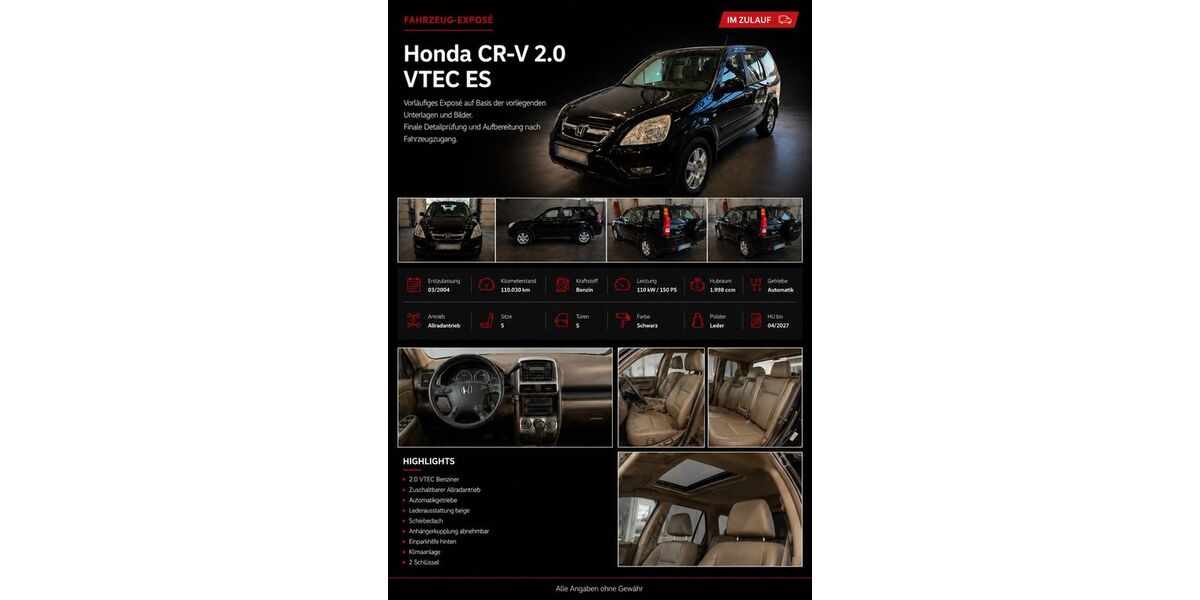 Honda CR-V 110.030 km 8.990 &euro; Kassel 34123