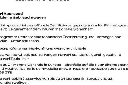 Ferrari Purosangue 3.900 km 498.000 &euro; Kassel 34123