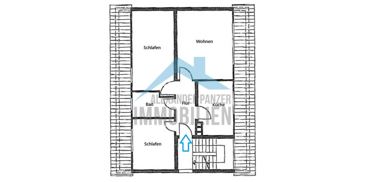 Etagenwohnung Vellmar Frommershausen - 3 Zimmer, 69 m&sup2;, 600&euro; | Angebot:26191568