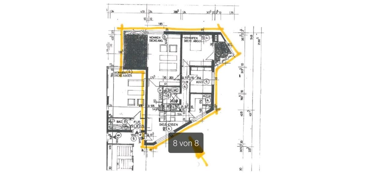 Etagenwohnung Baunatal - 3 Zimmer, 88 m&sup2;, 250.000&euro; | Angebot:24707157