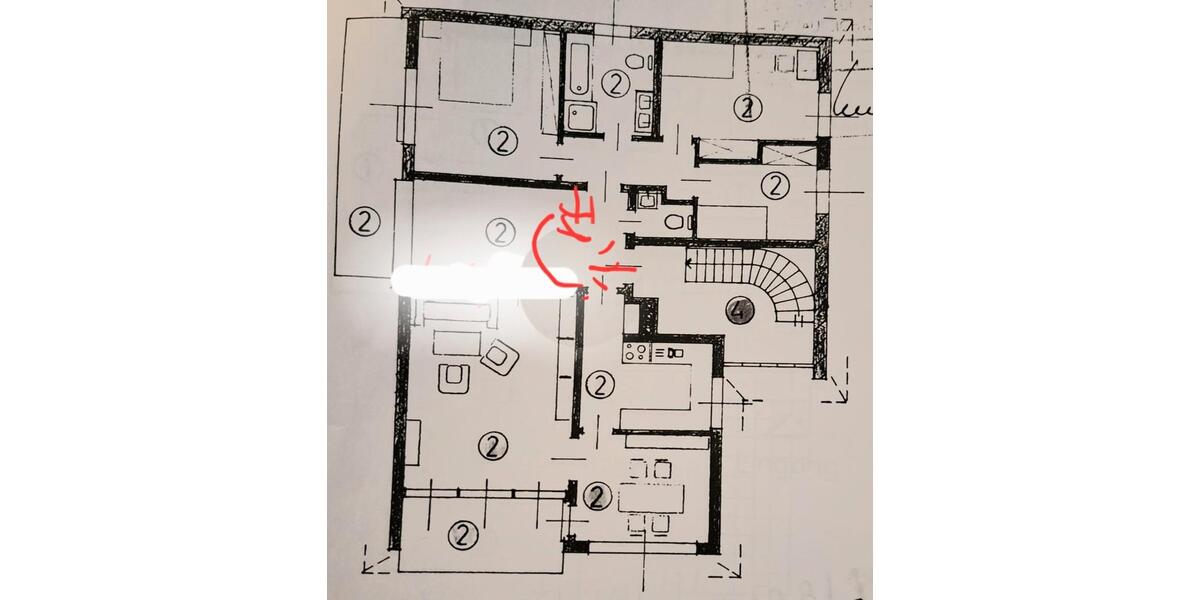 Etagenwohnung Edermünde - 5.5 Zimmer, 121 m&sup2;, 188.900&euro; | Angebot:26005731