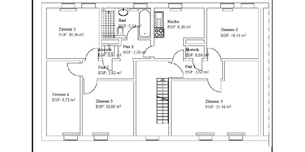 Doppelhaushälfte Kassel Philippinenhof-Warteberg - 10 Zimmer, 176 m&sup2;, 338.000&euro; | Angebot:19370523