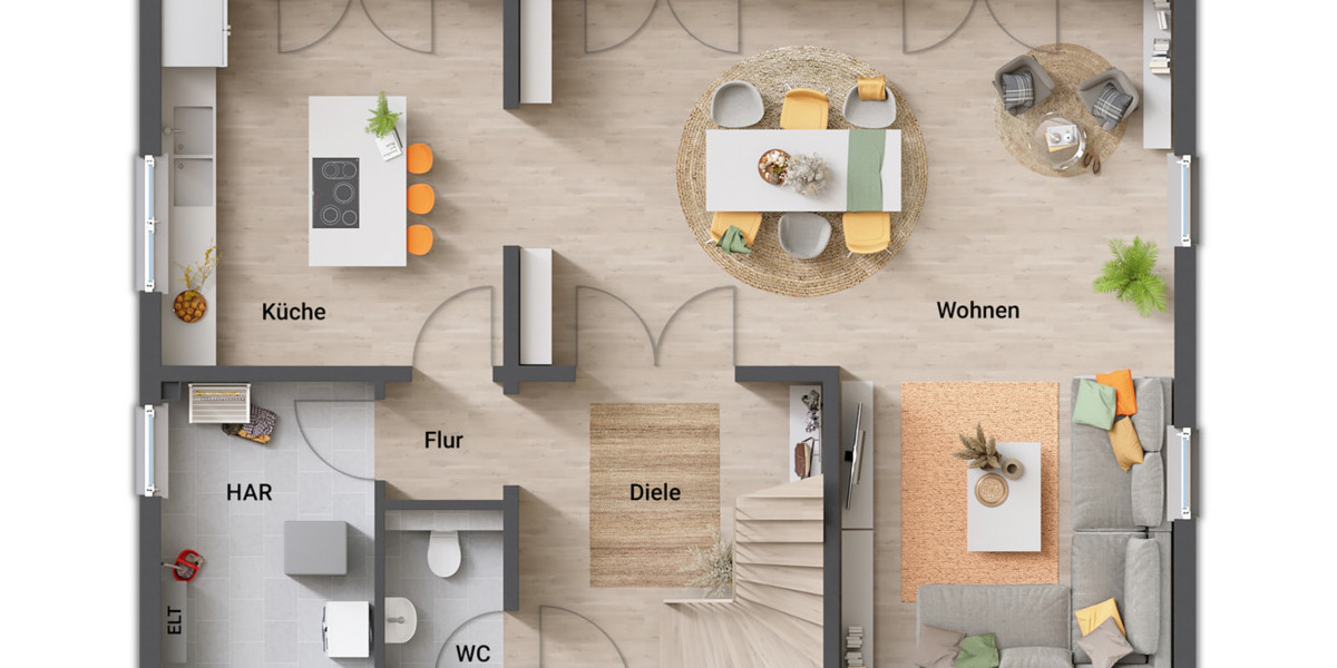 Einfamilienhaus Ahnatal Heckershausen - 5 Zimmer, 158 m&sup2;, 436.250&euro; | Angebot:25821432