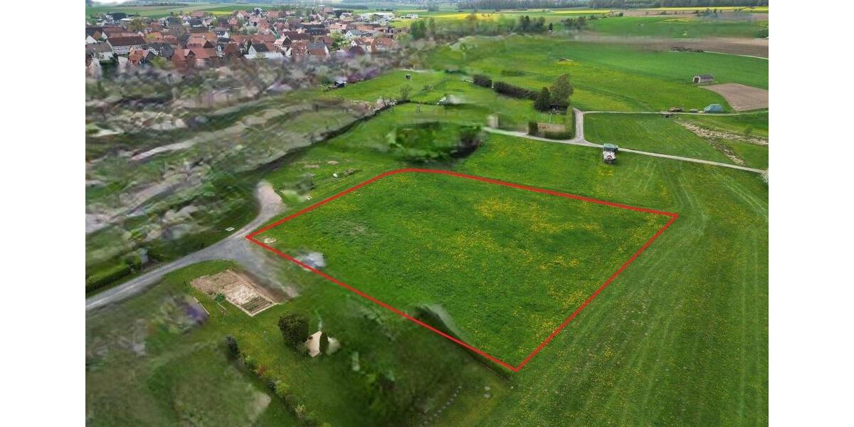 Wohnbaugrundstück in absolut ruhiger Lage von Bad Emstal - OT zimmer