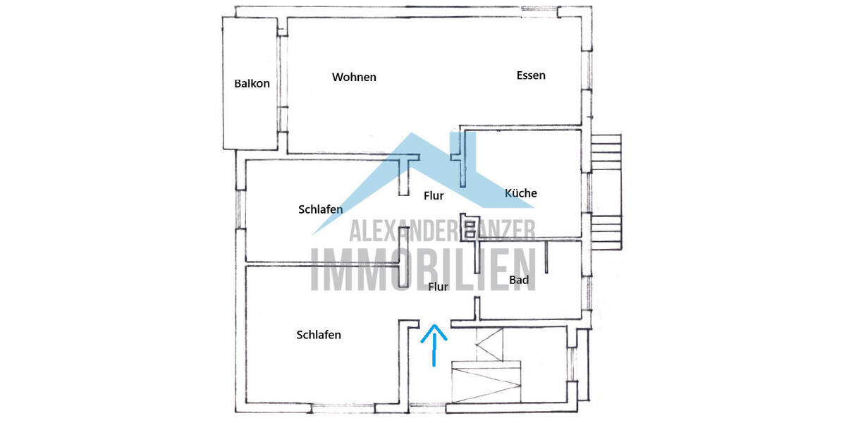 Etagenwohnung Vellmar Niedervellmar - 3 Zimmer, 88 m&sup2;, 750&euro; | Angebot:26161708