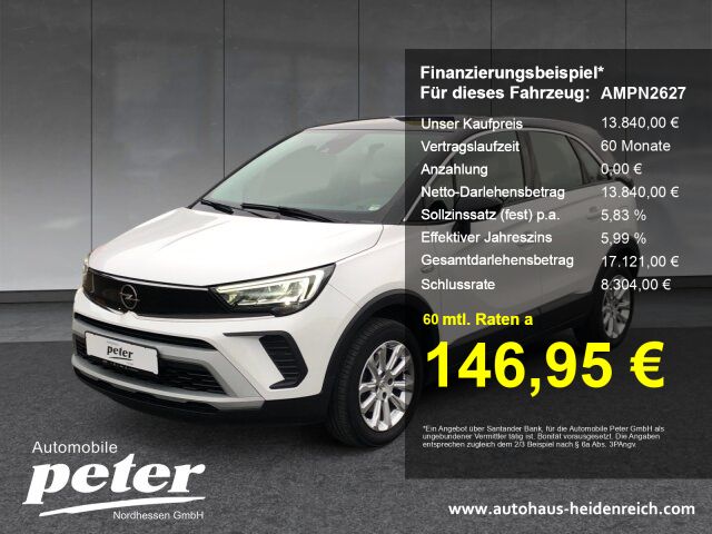 Opel Crossland (X) 67.017 km 13.840 &euro; Witzenhausen 37213