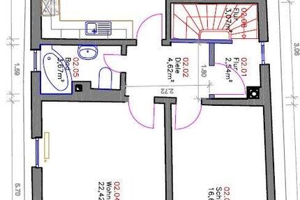 Wohnung Felsberg - 3 Zimmer, 67 m&sup2;, 780&euro; | Angebot:26232490