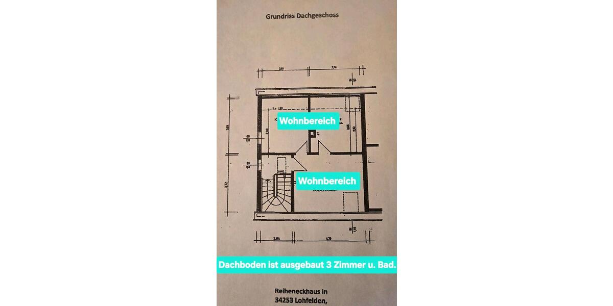 Reihenhaus Lohfelden - 7 Zimmer, 110 m&sup2;, 369.000&euro; | Angebot:25159690