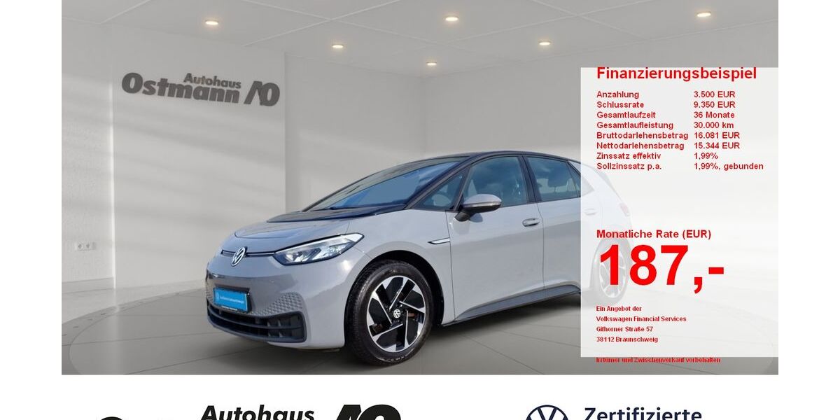 VW ID.3 53.287 km 18.398 € Hofgeismar 34369