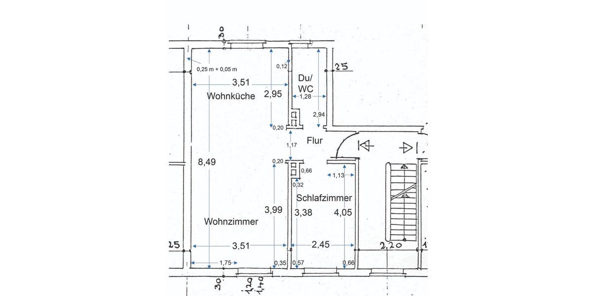 Etagenwohnung Kassel Nordshausen - 2 Zimmer, 48 m&sup2;, 115.000&euro; | Angebot:26973337