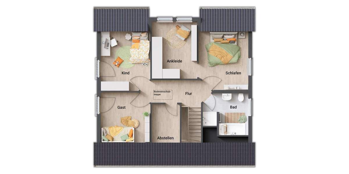 Einfamilienhaus Felsberg - 6 Zimmer, 144 m&sup2;, 262.190&euro; | Angebot:25691459