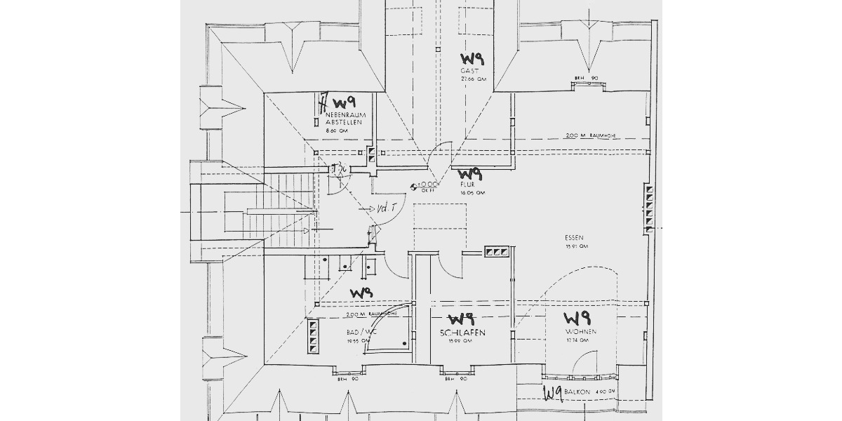 Etagenwohnung Kassel West - 3 Zimmer, 138 m&sup2;, 370.000&euro; | Angebot:26170937