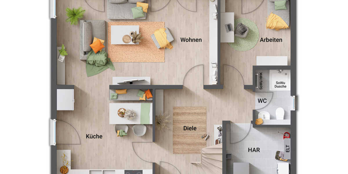 Einfamilienhaus Ahnatal Heckershausen - 5 Zimmer, 157 m&sup2;, 433.750&euro; | Angebot:25836740