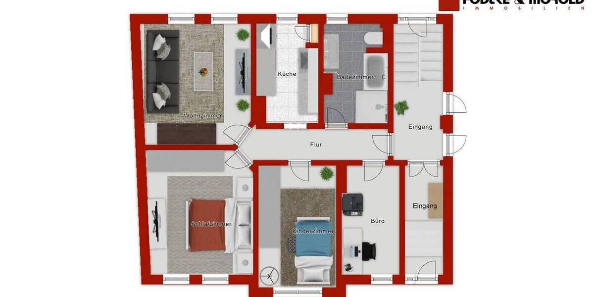 Etagenwohnung Kassel Süd - 4 Zimmer, 107 m&sup2;, 225.000&euro; | Angebot:26816145
