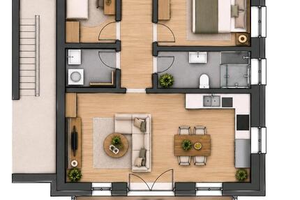 Wohnung Calden - 3 Zimmer, 70 m&sup2;, 890&euro; | Angebot:27552229