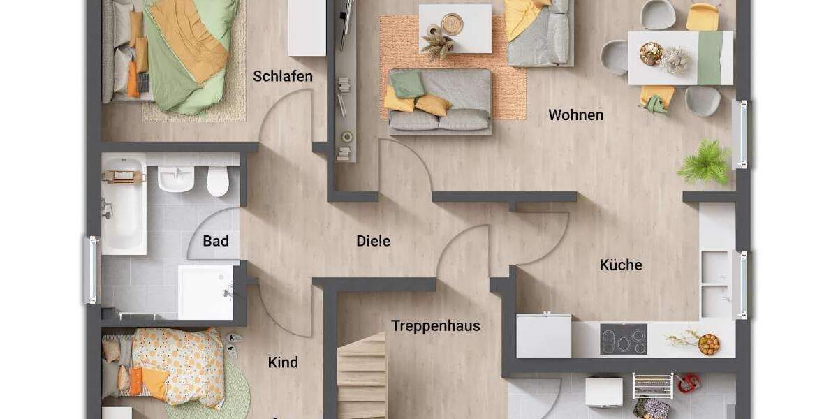 Einfamilienhaus Hannoversch Münden Hann. Münden - 4 Zimmer, 166 m&sup2;, 371.850&euro; | Angebot:25836735