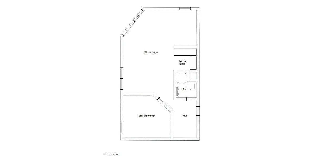 Etagenwohnung Kassel - 2 Zimmer, 55 m&sup2;, 160.000&euro; | Angebot:26721521