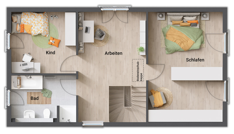Einfamilienhaus Kassel Bettenhausen - 4 Zimmer, 125 m&sup2;, 252.050&euro; | Angebot:8840037