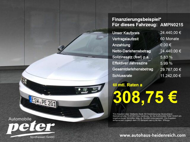 Opel Astra 13.500 km 24.440 &euro; Witzenhausen 37213