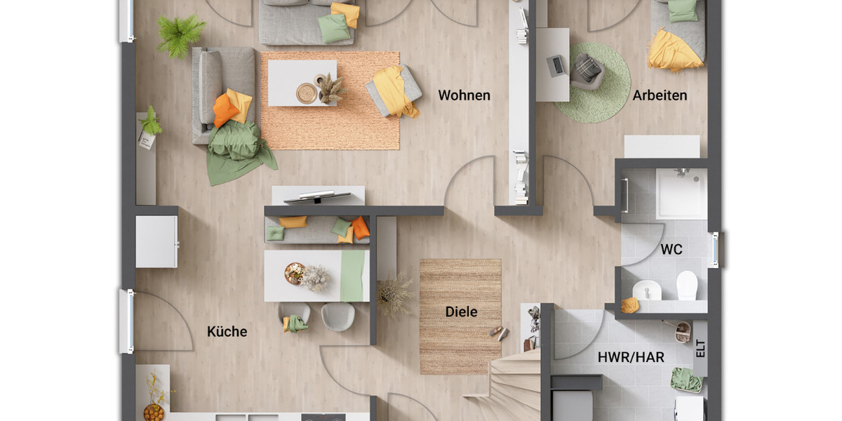 Einfamilienhaus Grebenstein - 5 Zimmer, 157 m&sup2;, 284.750&euro; | Angebot:25777644