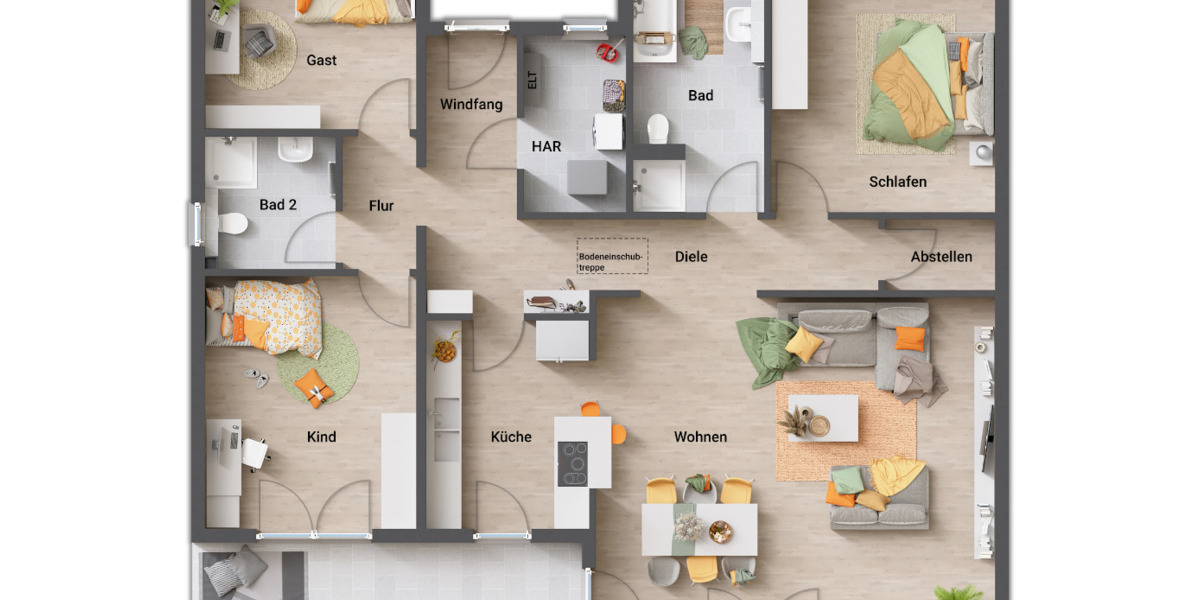 Bungalow Fuldatal Simmershausen - 6 Zimmer, 133 m&sup2;, 283.850&euro; | Angebot:25846221