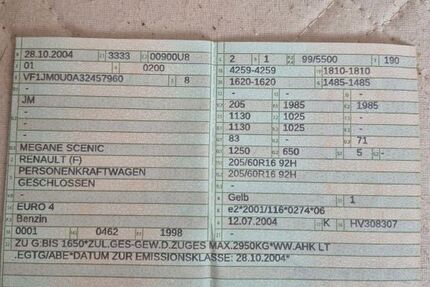 Renault Scenic 251.000 km 650 &euro; Schauenburg 34270