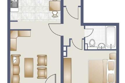 Zwei Zimmer Wohnung ohne Provision. 2 zimmer