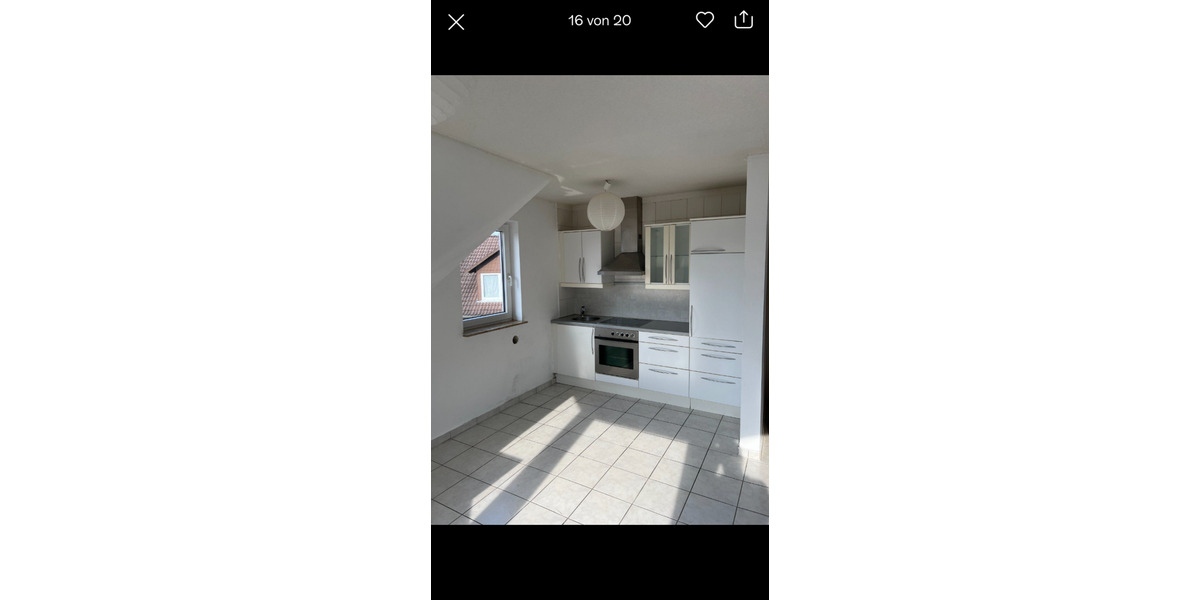 Dachgeschoßwohnung Kassel Bettenhausen - 2 Zimmer, 45 m&sup2;, 500&euro; | Angebot:25792471