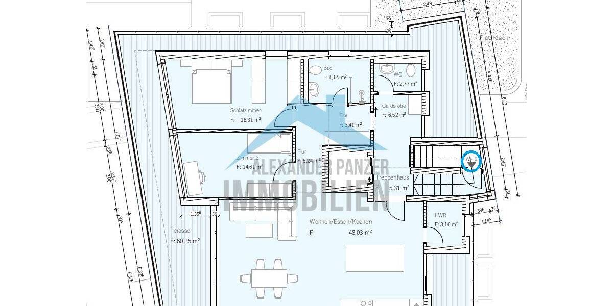 Etagenwohnung Kassel Philippinenhof/Warteberg - 3 Zimmer, 88 m&sup2;, 398.900&euro; | Angebot:26894932