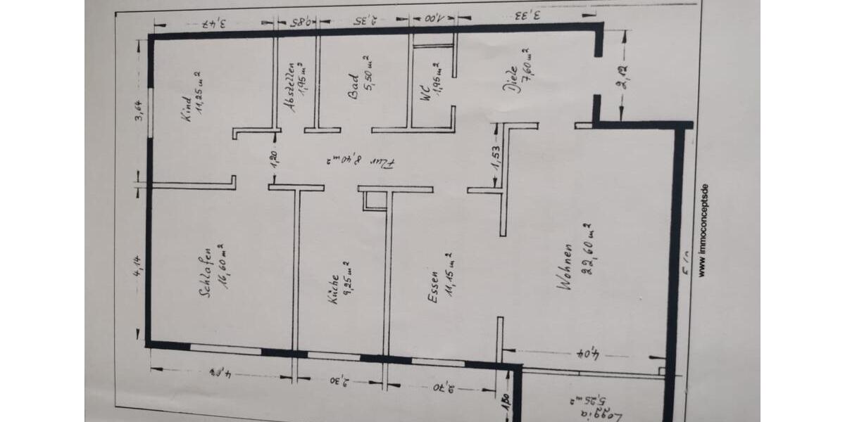Etagenwohnung Kassel Niederzwehren - 3.5 Zimmer, 98 m&sup2;, 220.000&euro; | Angebot:25358559