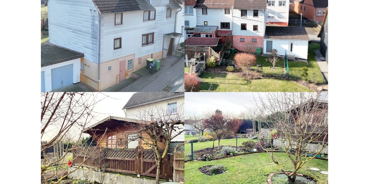 1- 2 Familienhaus mit Garage, 2004 renoviert, teilweise Instandsetzung nötig! HESSENGELD! - Doppelhaushälfte Zierenberg Burghasungen | Angebot:26991146