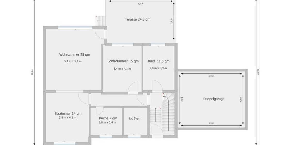 Einfamilienhaus Staufenberg - 8 Zimmer, 160 m&sup2;, 295.000&euro; | Angebot:27084822
