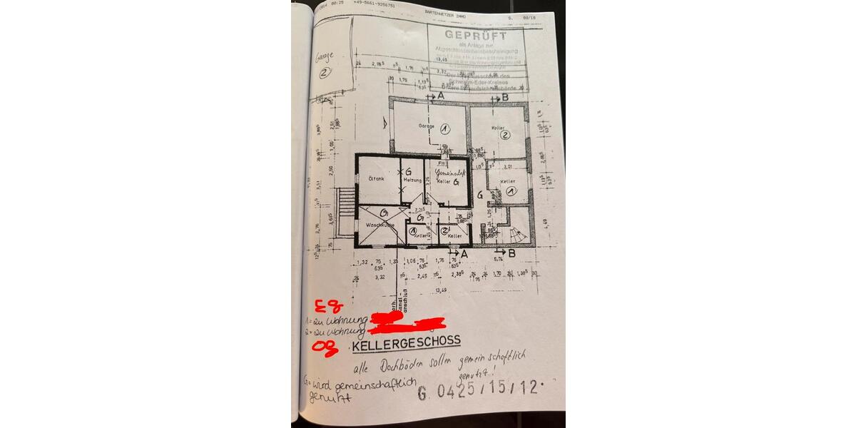 Erdgeschoßwohnung Melsungen - 2 Zimmer, 96 m&sup2;, 235.000&euro; | Angebot:25383234