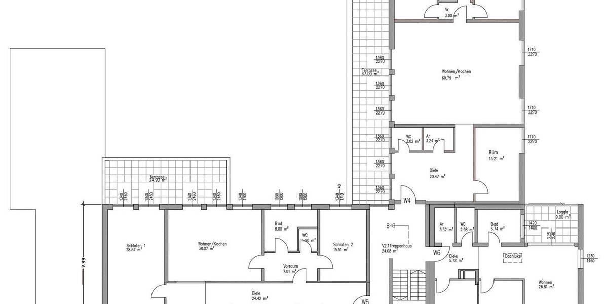 Etagenwohnung Kassel / Wilhelmshöhe Bad Wilhelmshöhe - 4 Zimmer, 157 m&sup2;, 899.000&euro; | Angebot:26695213