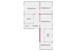 Etagenwohnung Kassel - 4 Zimmer, 105 m&sup2;, 1.200&euro; | Angebot:26623487